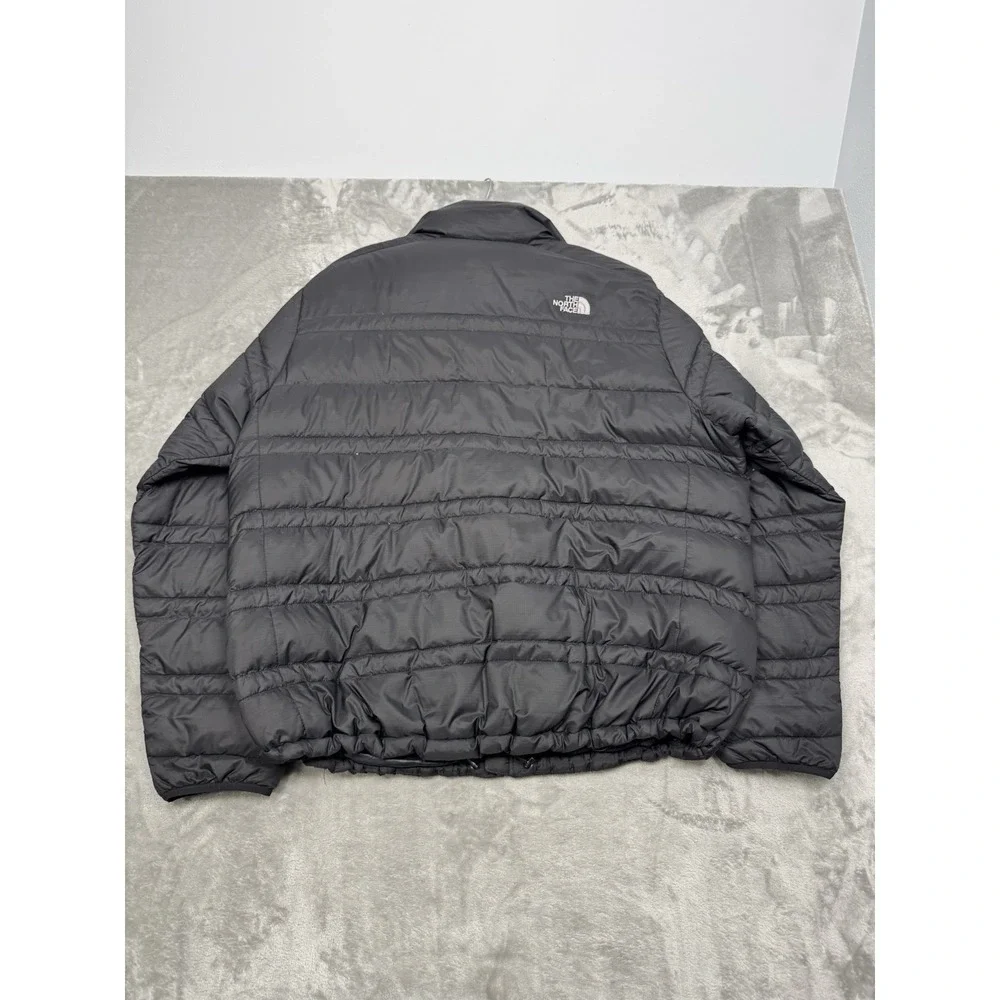 North Face 550 Puffer Jacket Mens XXL 2XL Black Goose Down Coat Hiking Trail